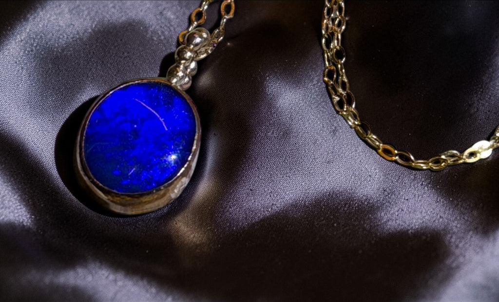 Galaxy Collection - Australian Opal Gold Necklace