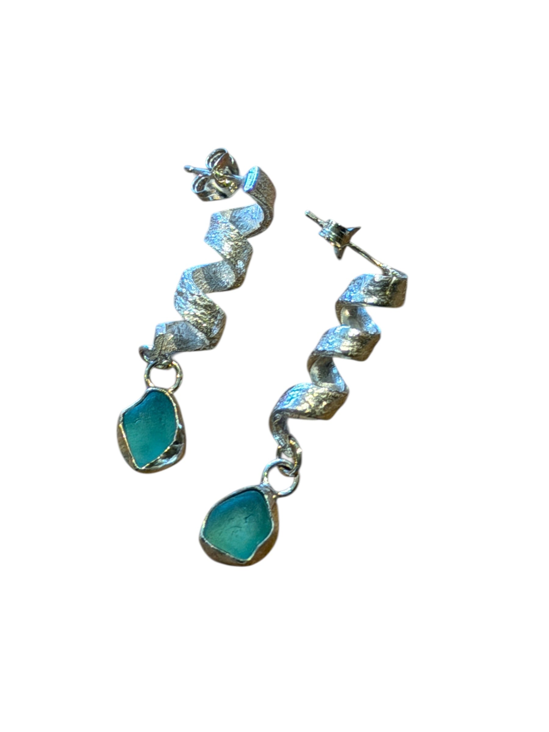 Sea Treasure Silver Earrings